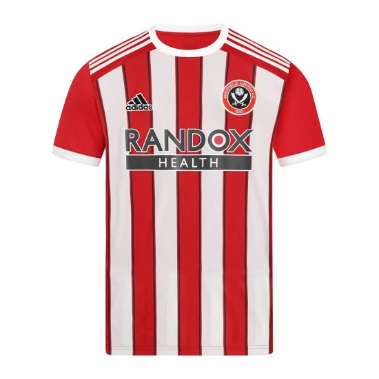 Camisola Sheffield United Equipamento Primeiro 2021-2022 Manga Curta